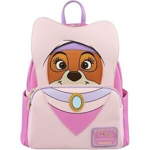 Loungefly Disney Robin Hood Maid Marian Figural Pink Purple Mini Backpack